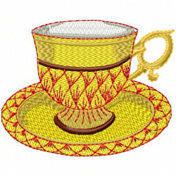 Mugs Embroidery Design 3 Mugs Embroidery Design 3